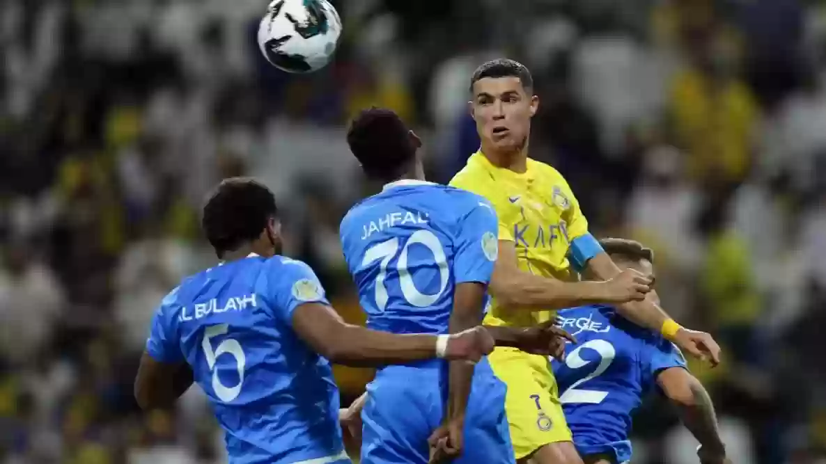 فوز نادي الهلال على نادي النصر بالدوري السعودي