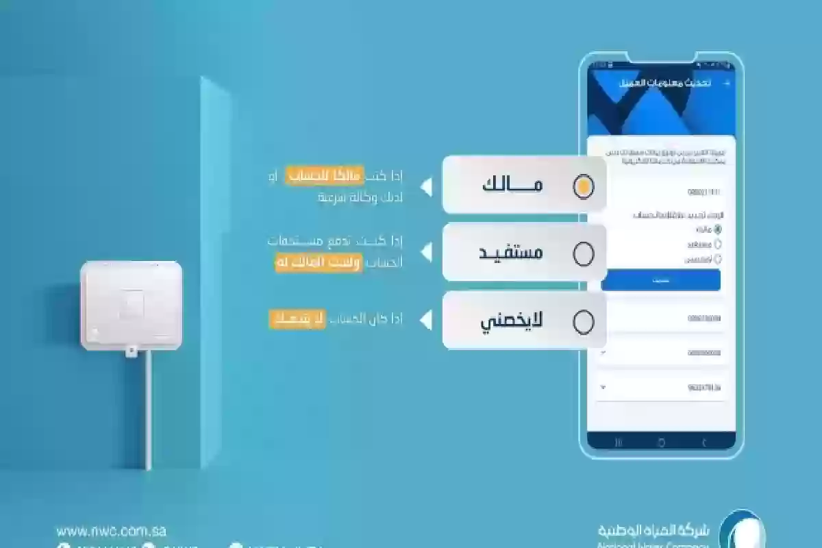 لتوثيق العدادات .. المياه الوطنية تخصص دليلًا إرشاديًا. 