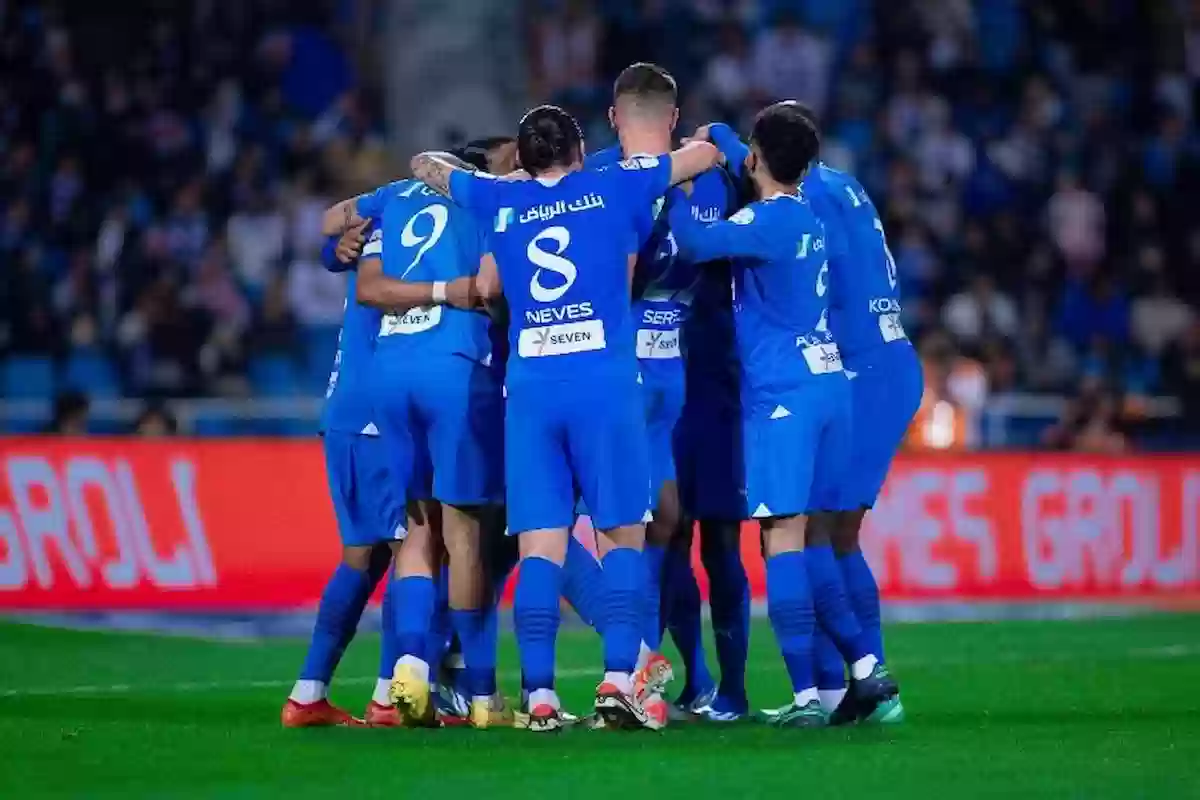 لاعب الهلال بعد فوز العالمي على الفيحاء